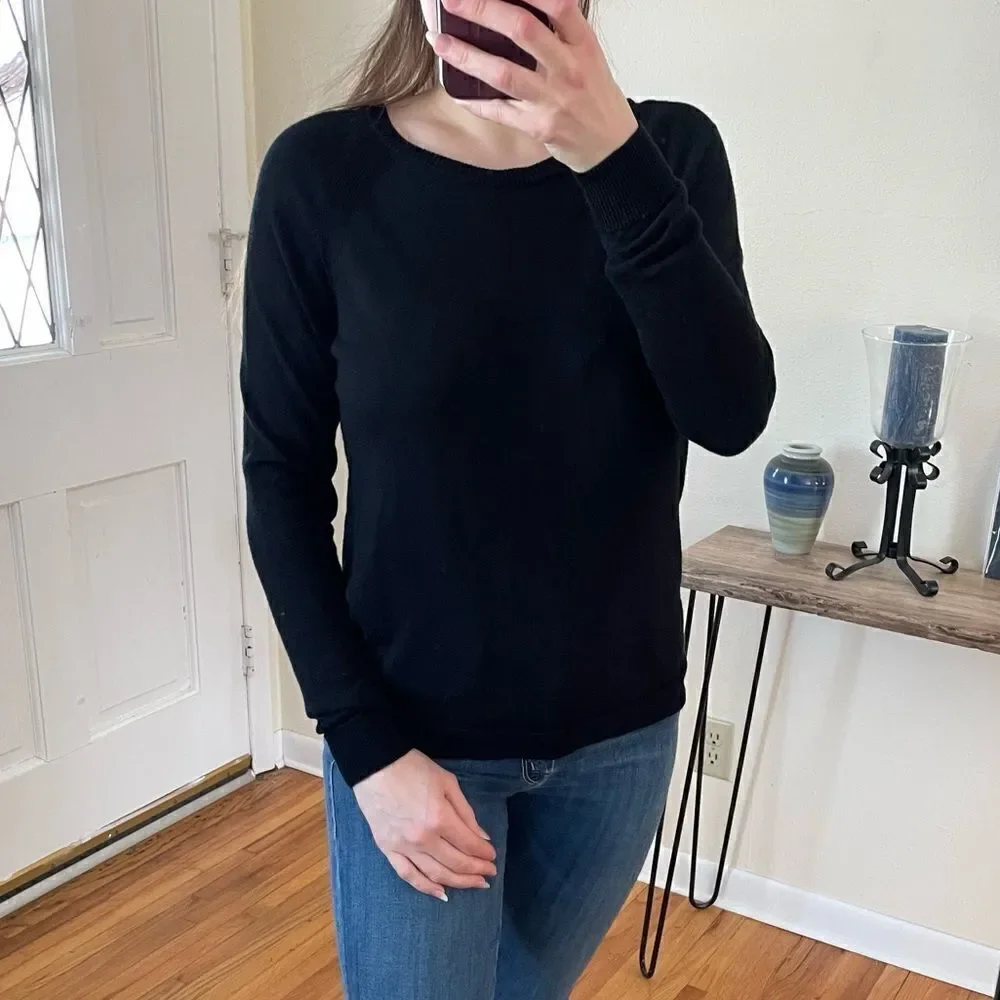 Lululemon Tied To You Sweater Black 8